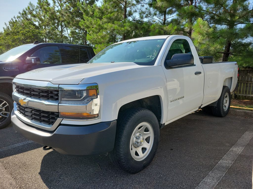 Summit White 2016 Chevrolet Silverado 1500 Pickup Truck Four-Wheel Drive Automatic