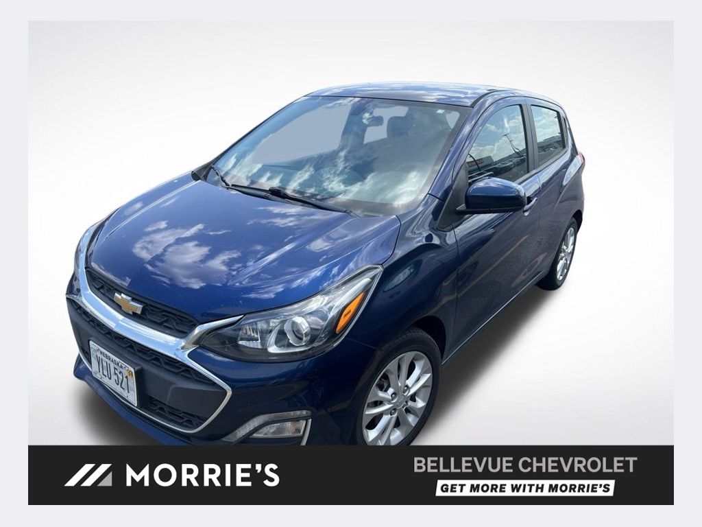 Blue Glow Metallic 2022 Chevrolet Spark Hatchback Front-Wheel Drive Continuously Variable Transmission