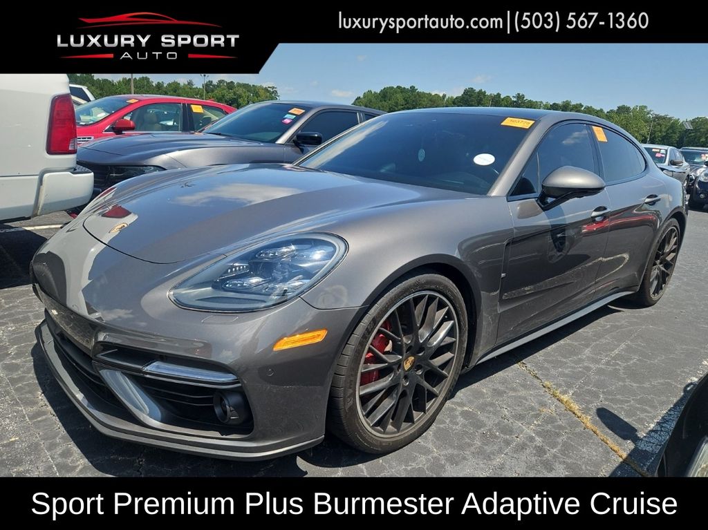 Gray (Agate Grey Metallic) 2017 Porsche Panamera Sedan All-Wheel Drive 8-Speed Automatic