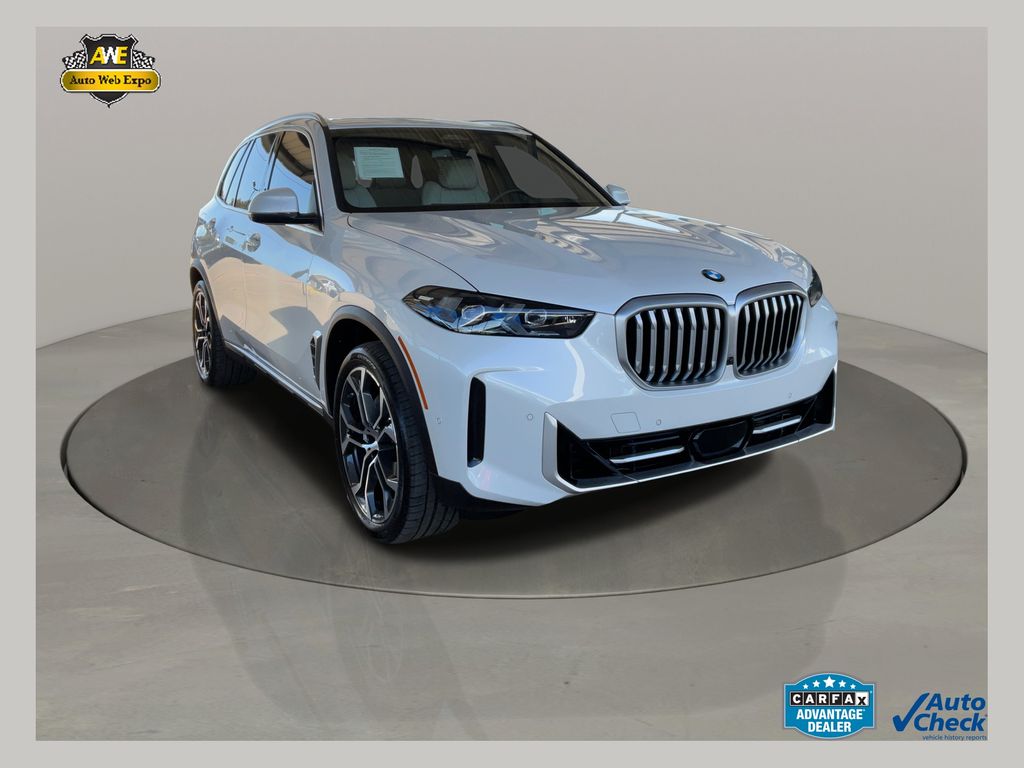 Mineral White Metallic 2025 BMW X5 xDrive40i AWD SUV / Crossover All-Wheel Drive 8-Speed Automatic