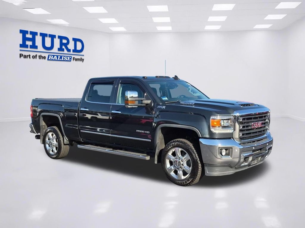 Dark Slate Metallic 2019 GMC Sierra 2500HD Pickup Truck Four-Wheel Drive 6-Speed Automatic