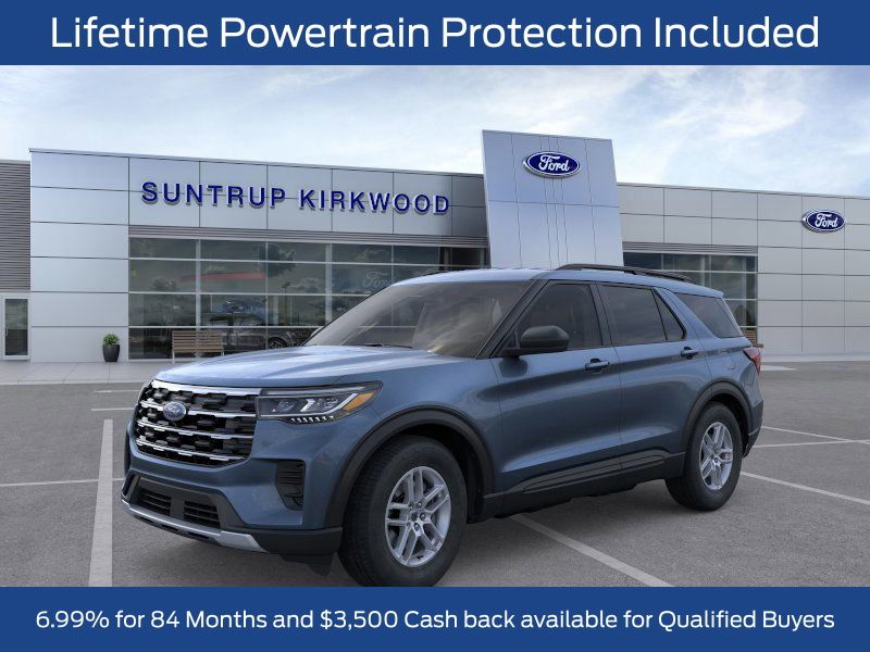 Vapor Blue Metallic 2026 Ford Explorer Active AWD SUV / Crossover All-Wheel Drive Automatic