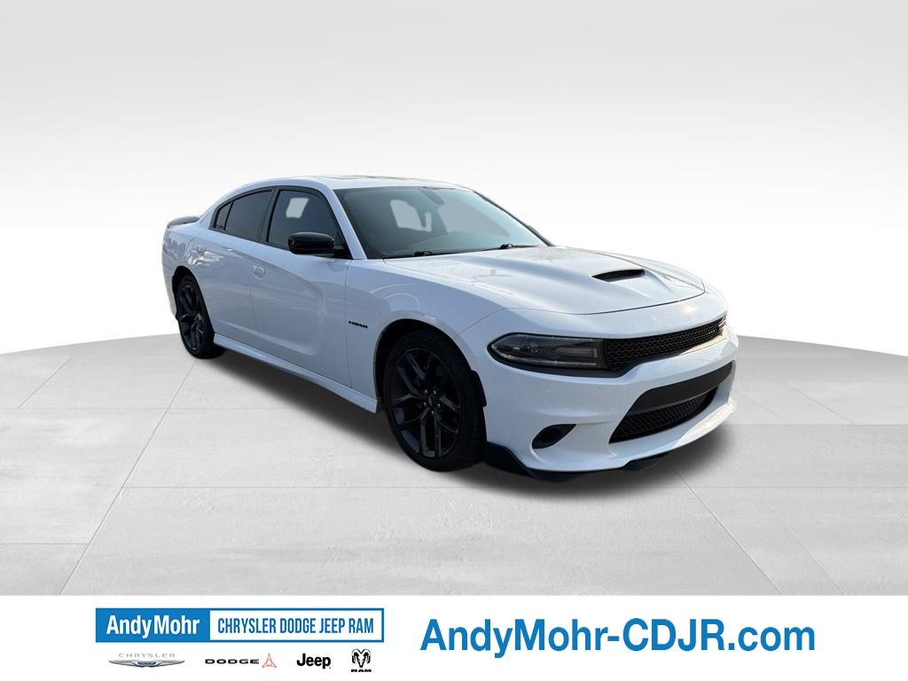 White 2021 Dodge Charger Sedan Rear-Wheel Drive 8-Speed Automatic