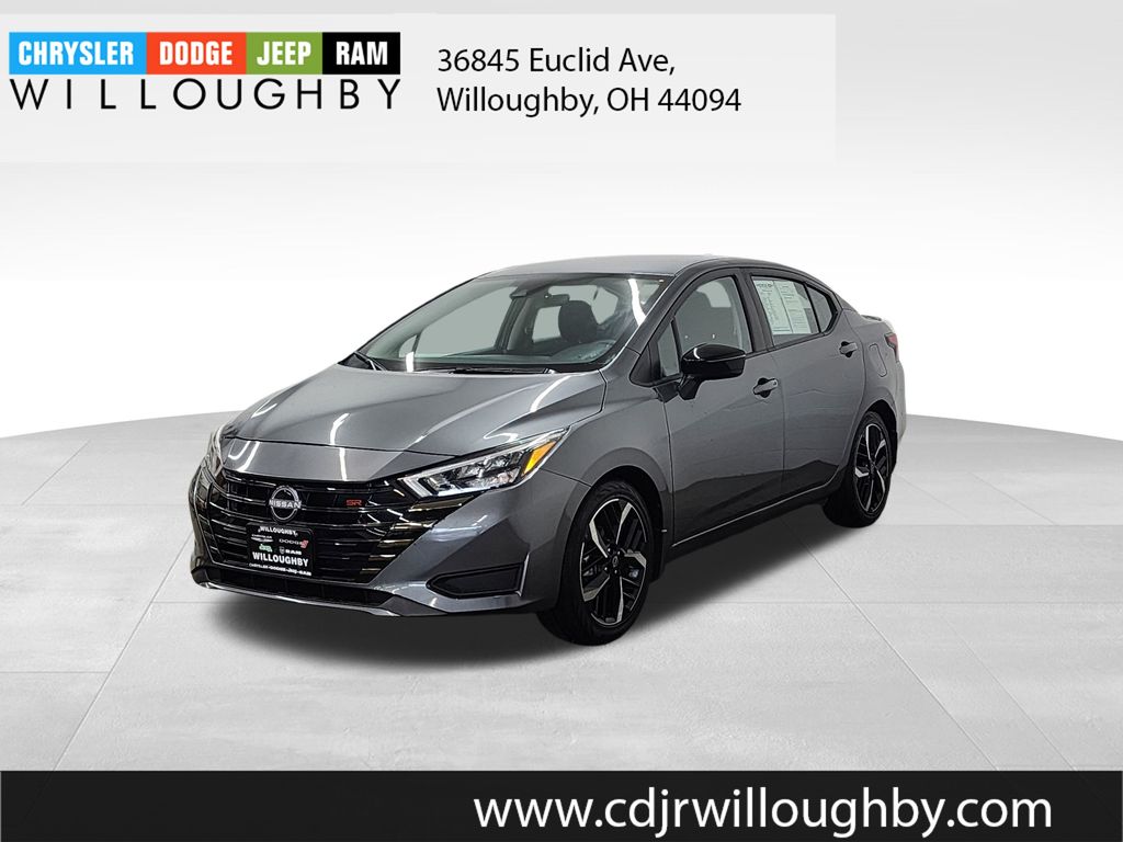 Gray (Gun Metallic) 2025 Nissan Versa Sedan Front-Wheel Drive Continuously Variable Transmission