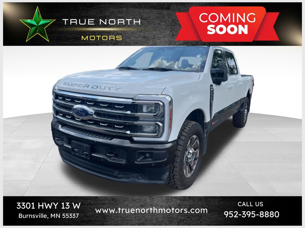 Star White Metallic Tri-Coat 2024 Ford F-350 Super Duty Pickup Truck Four-Wheel Drive Automatic