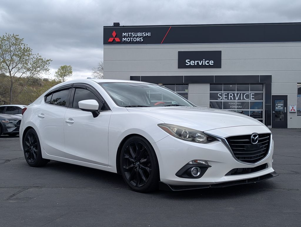 Snowflake White Pearl Mica 2015 Mazda MAZDA3 s Touring Sedan Front-Wheel Drive 6-Speed Automatic