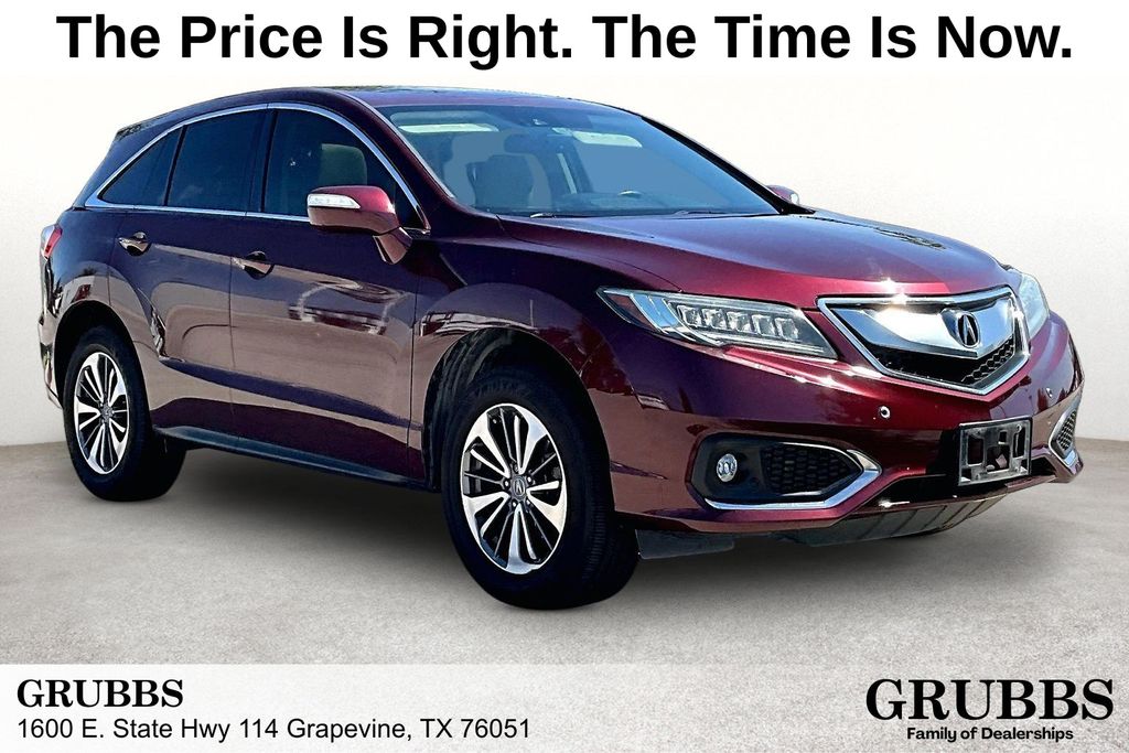 Basque Red Pearl II 2017 Acura RDX SUV / Crossover Front-Wheel Drive 6-Speed Automatic
