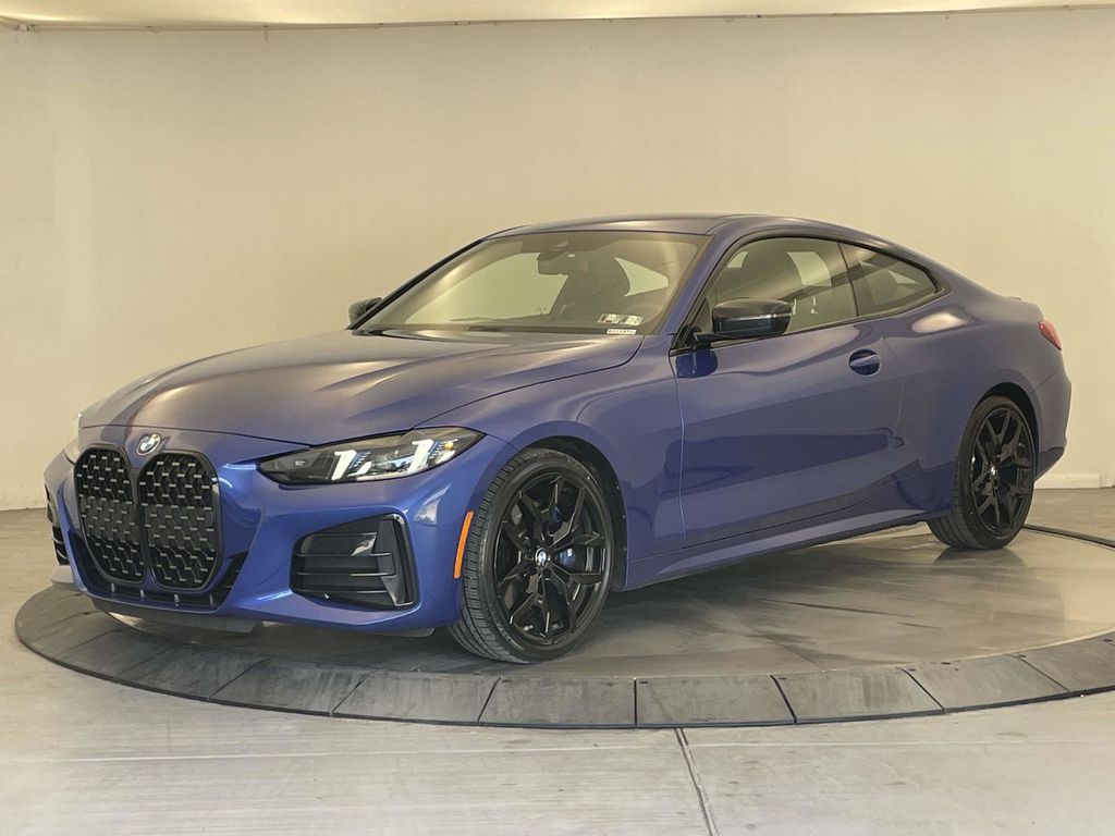 Portimao Blue Metallic 2025 BMW 4 Series Coupe All-Wheel Drive 8-Speed Automatic