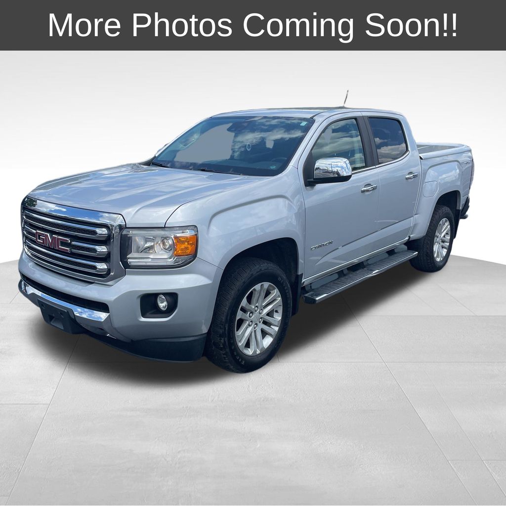 Quicksilver Metallic 2018 GMC Canyon SLT Crew Cab 4WD Pickup Truck Four-Wheel Drive 8-Speed Automatic