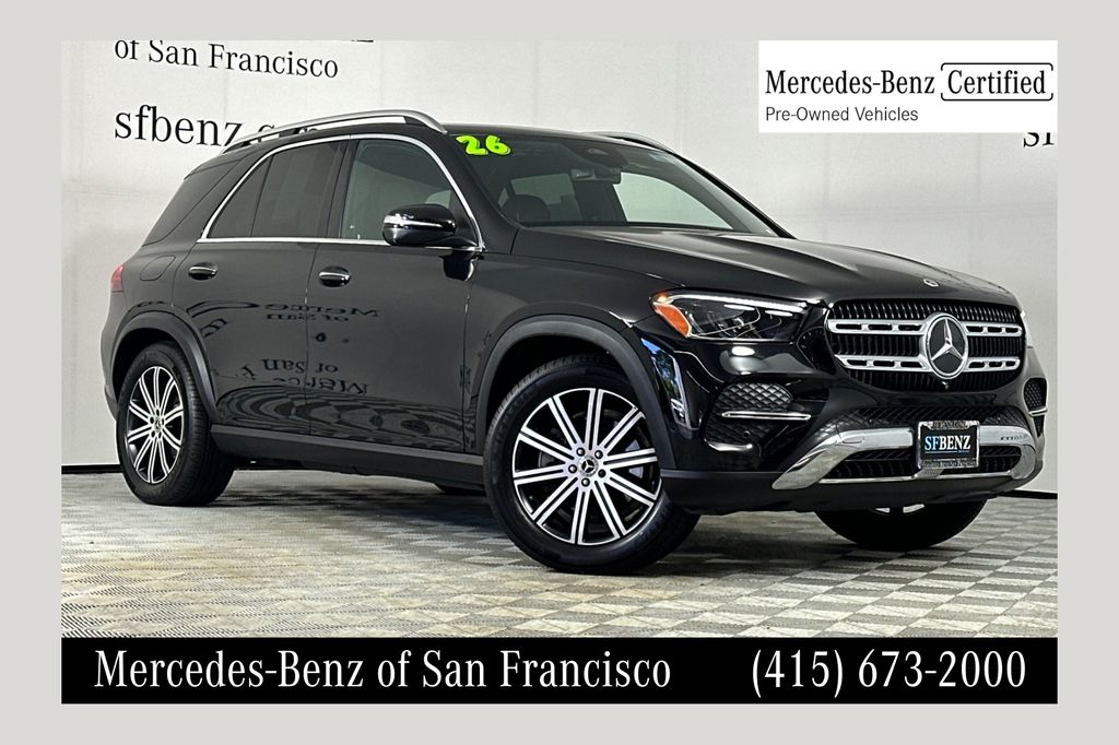 Obsidian Black Metallic 2026 Mercedes-Benz GLE SUV / Crossover All-Wheel Drive 9-Speed Automatic