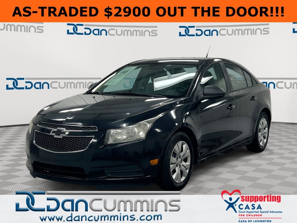 Black Granite Metallic 2013 Chevrolet Cruze Sedan Front-Wheel Drive 6-Speed Automatic Overdrive