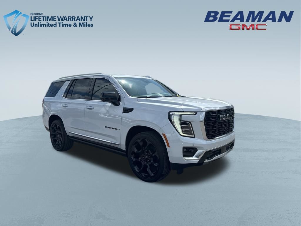 Glacier White Tricoat 2026 GMC Yukon Denali 4WD SUV / Crossover Four-Wheel Drive