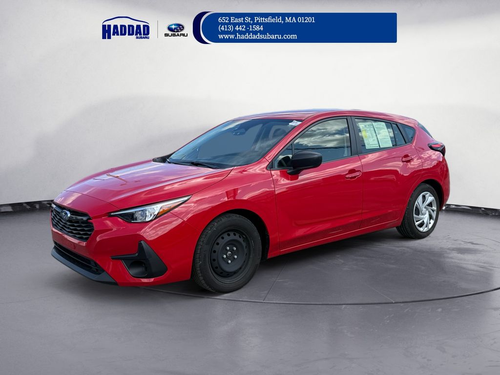 Pure Red 2024 Subaru Impreza Wagon All-Wheel Drive Continuously Variable Transmission