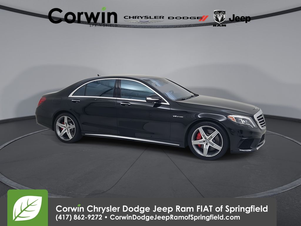 Black 2015 Mercedes-Benz S-Class Sedan All-Wheel Drive 7-Speed Automatic