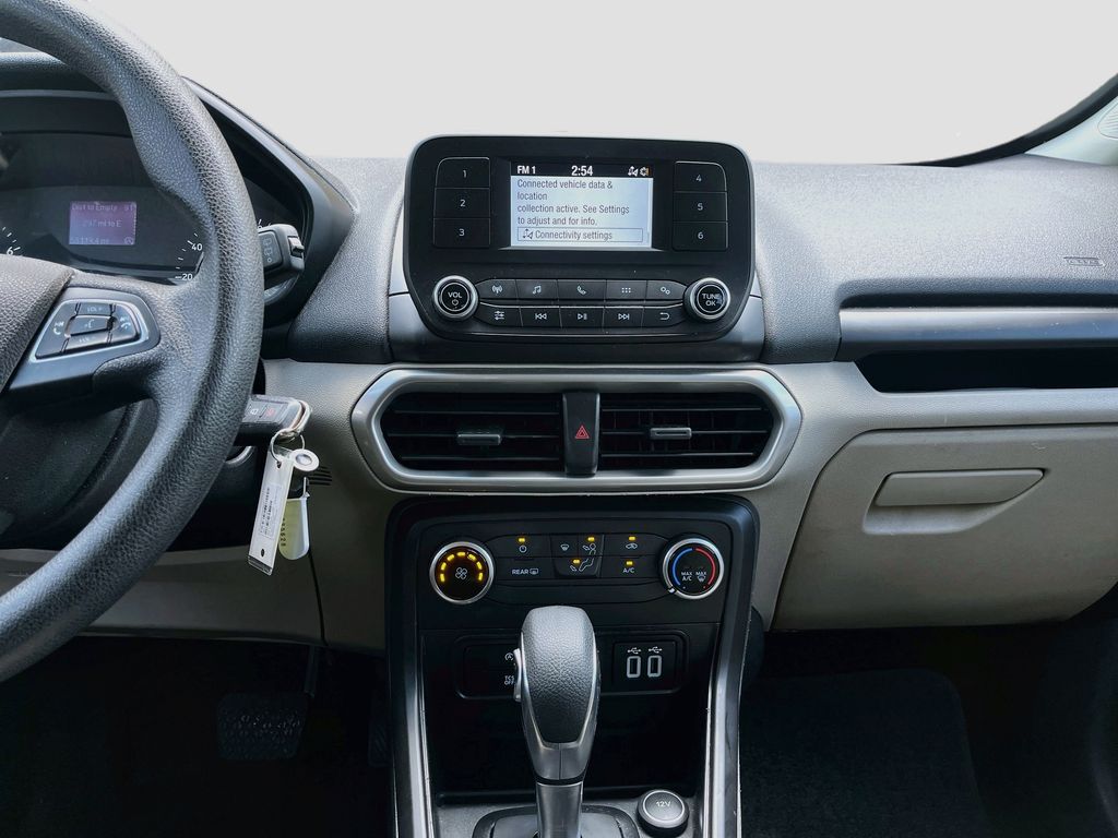2021 Ford EcoSport S White at Baytown Hyundai