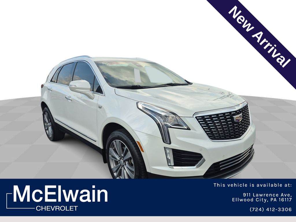 Crystal White Tricoat 2022 Cadillac XT5 SUV / Crossover Four-Wheel Drive 9-Speed Automatic