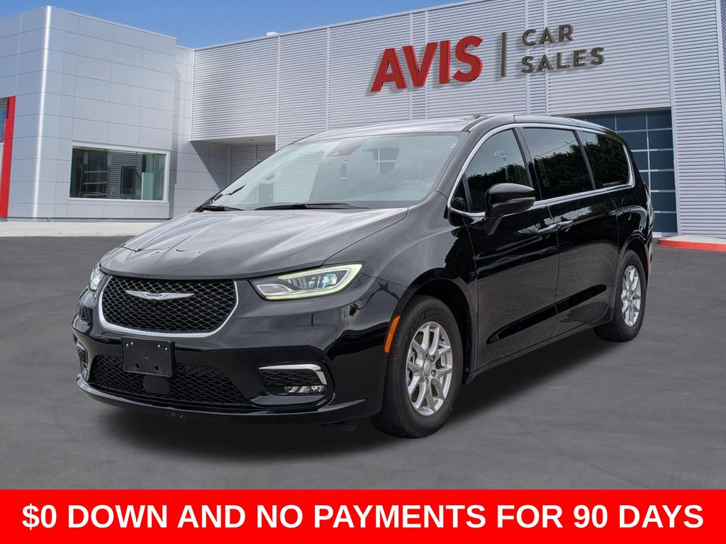 Diamond Black Crystal Pearlcoat 2025 Chrysler Pacifica Select FWD Minivan Front-Wheel Drive 9-Speed Automatic