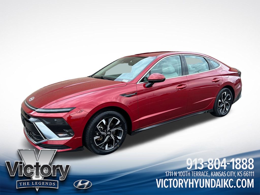 Ultimate red 2024 Hyundai Sonata Sedan Front-Wheel Drive 8-Speed Automatic
