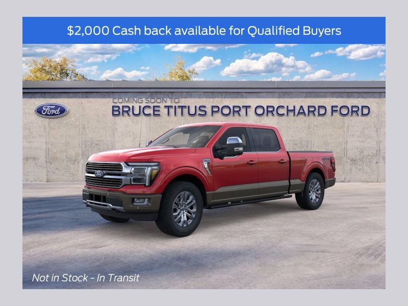 Ruby Red Metallic Tinted Clearcoat 2026 Ford F-150 Pickup Truck Four-Wheel Drive Automatic