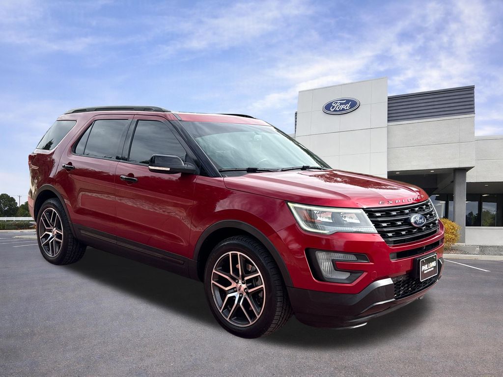 Ruby Red Metallic 2016 Ford Explorer SUV / Crossover All-Wheel Drive 6-Speed Automatic