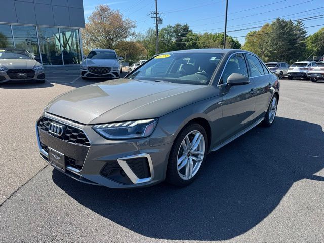 Manhattan Gray Metallic 2023 Audi A4 Sedan 7-Speed Automatic