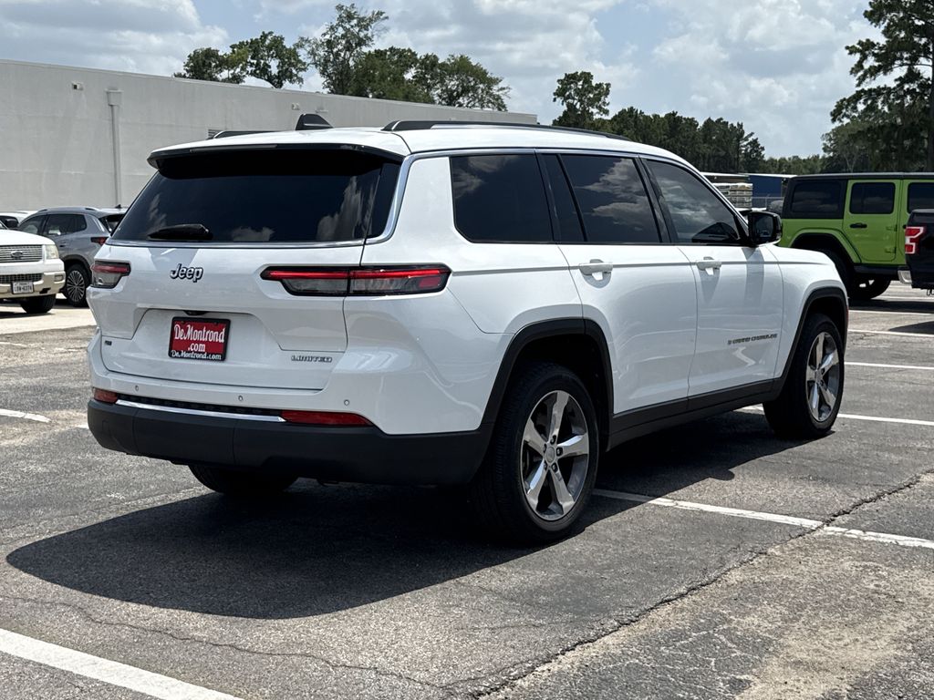 2021 Jeep Grand Cherokee L Limited White at Mac Haik CDJR North Houston