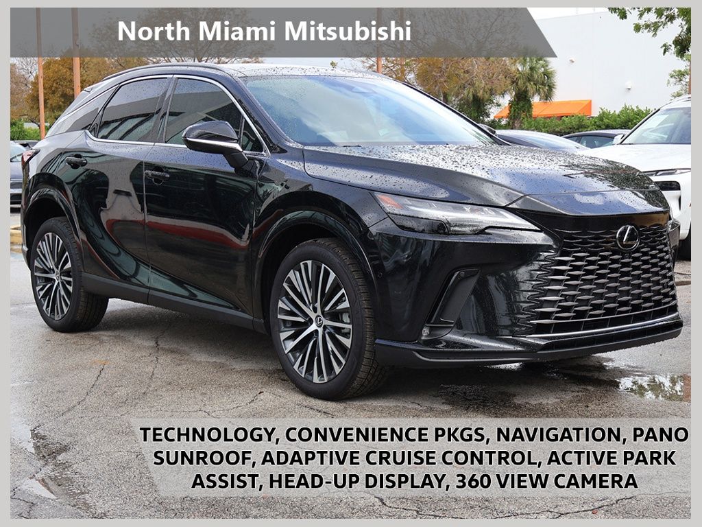 Black (Caviar) 2025 Lexus RX Hybrid SUV / Crossover All-Wheel Drive Continuously Variable Transmission