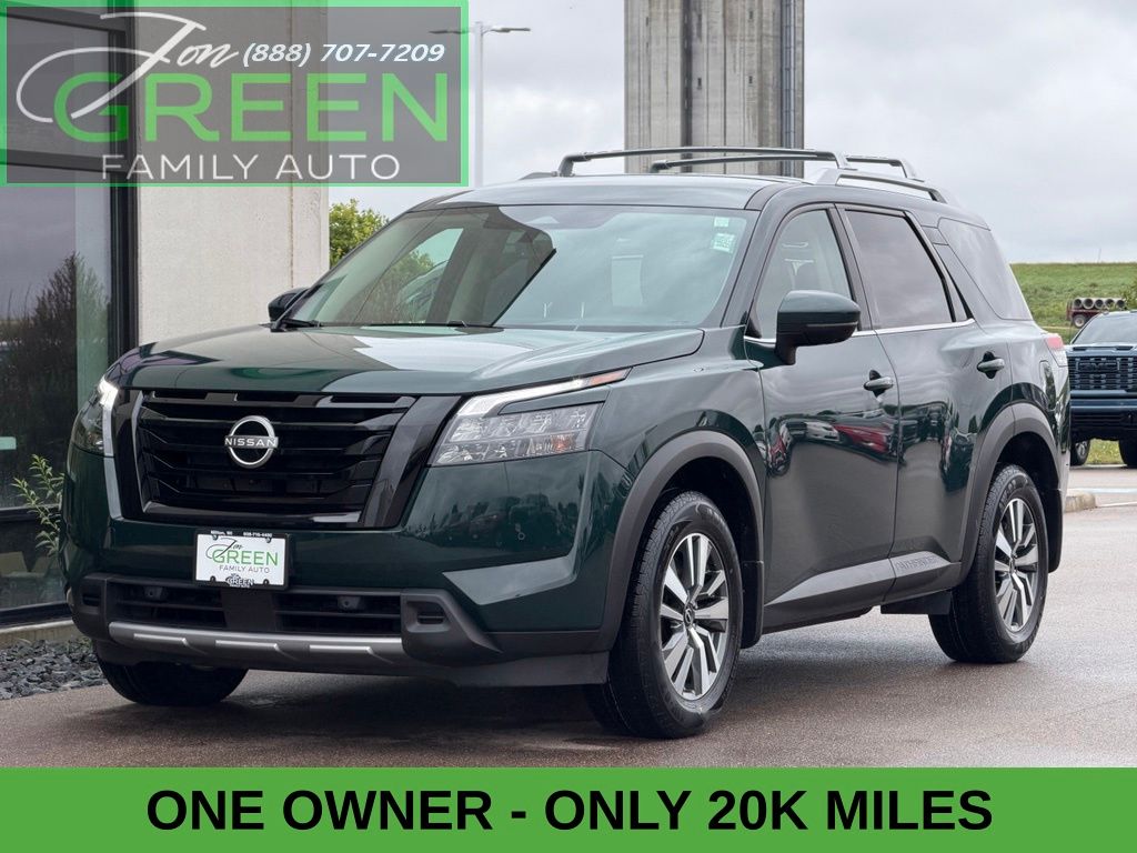 Black (Obsidian Green Pearl) 2025 Nissan Pathfinder SUV / Crossover All-Wheel Drive 9-Speed Automatic