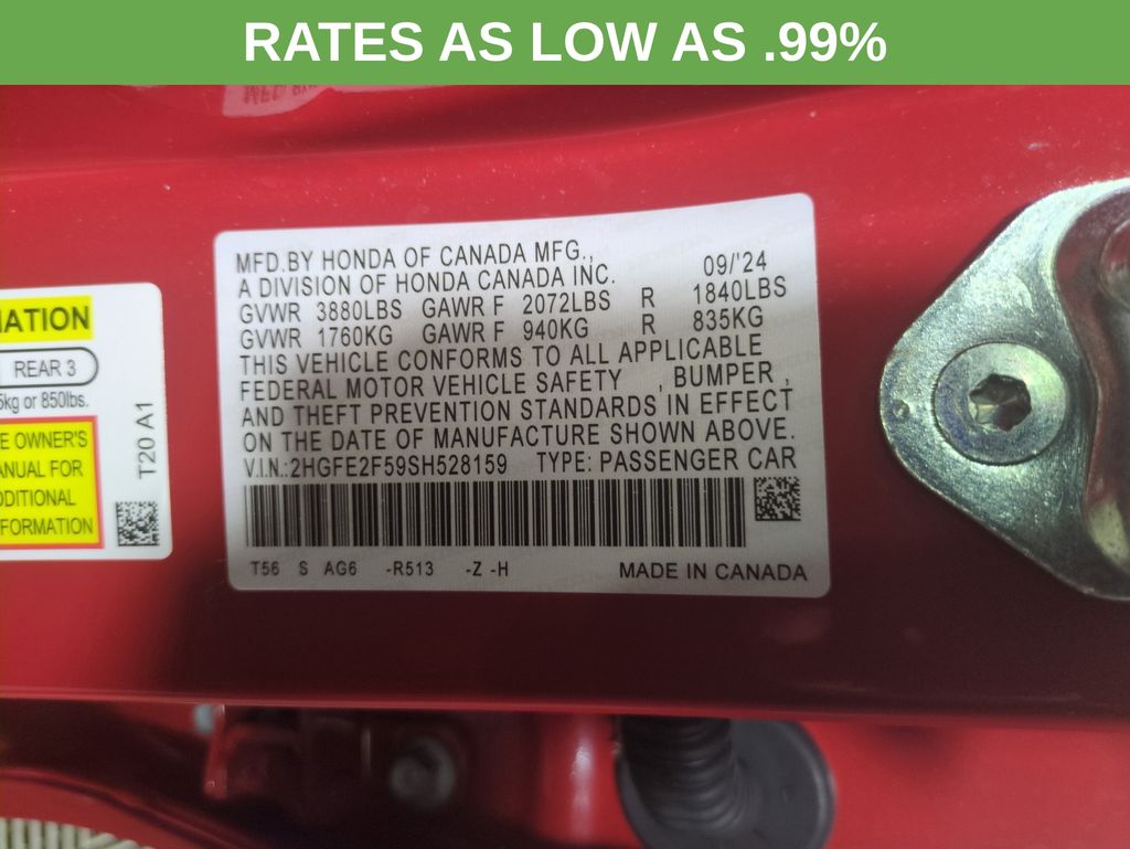 Used 2025 Honda Civic For Sale in Fort Wayne, IN