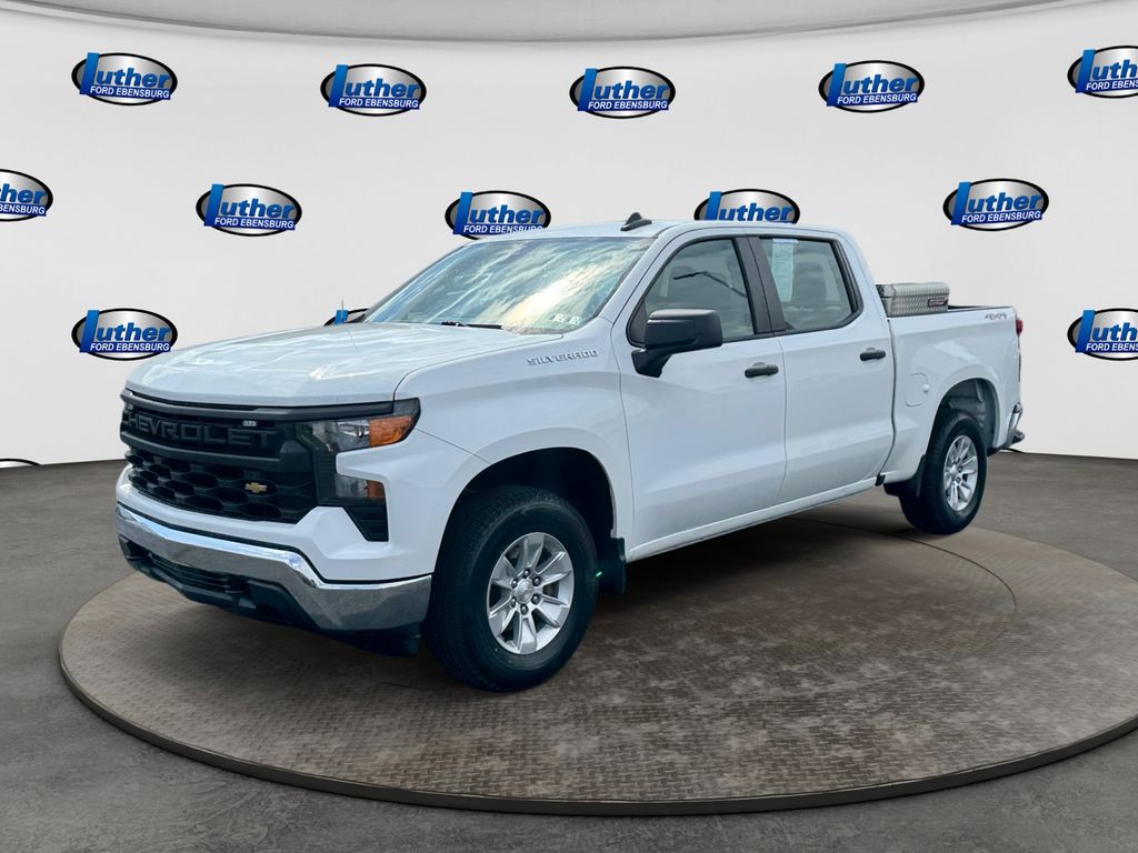 2023 Chevrolet Silverado 1500 WT White at Auto Express Mitsubishi