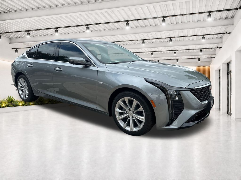 Silver Metallic 2026 Cadillac CT5 Sedan Rear-Wheel Drive Automatic