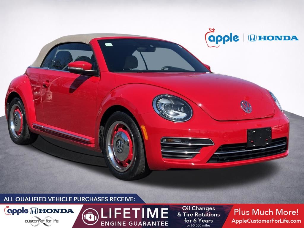 Red 2018 Volkswagen Beetle 2.0T Coast Convertible FWD Convertible Front-Wheel Drive 6-Speed Automatic