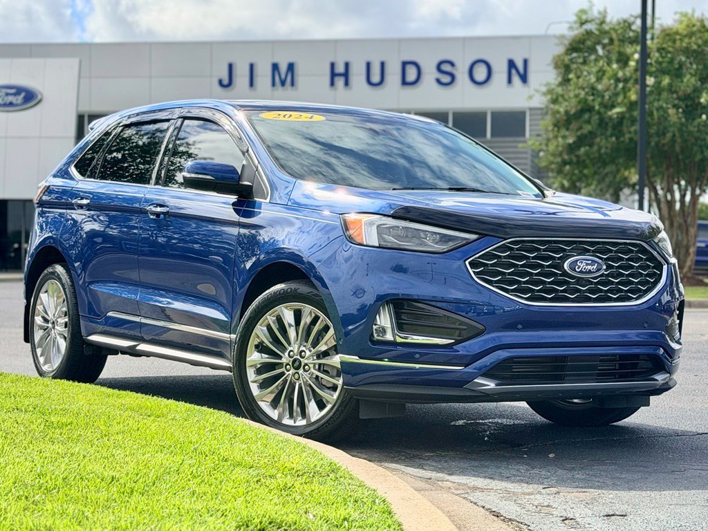 2024 Ford Edge Titanium Blue Metallic - Jim Hudson Acura - Image 2