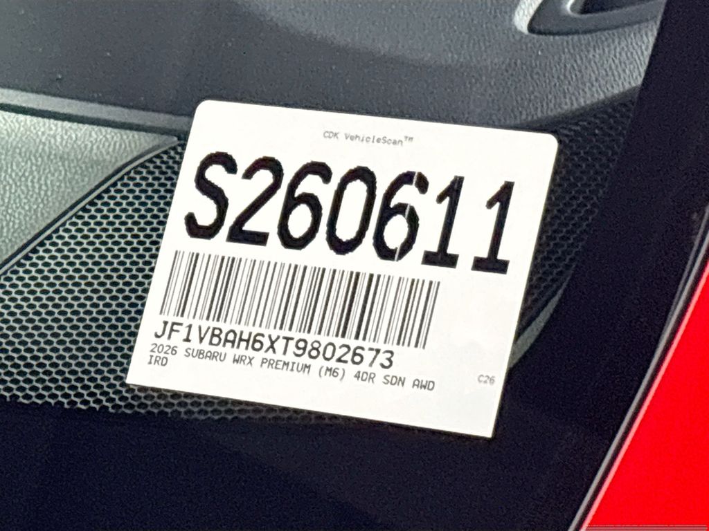 2026 Subaru WRX Premium