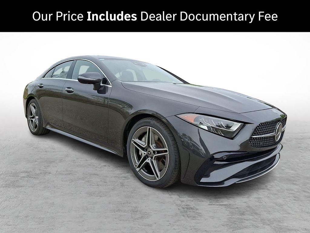 Graphite Gray Metallic 2022 Mercedes-Benz CLS Coupe All-Wheel Drive 9-Speed Automatic