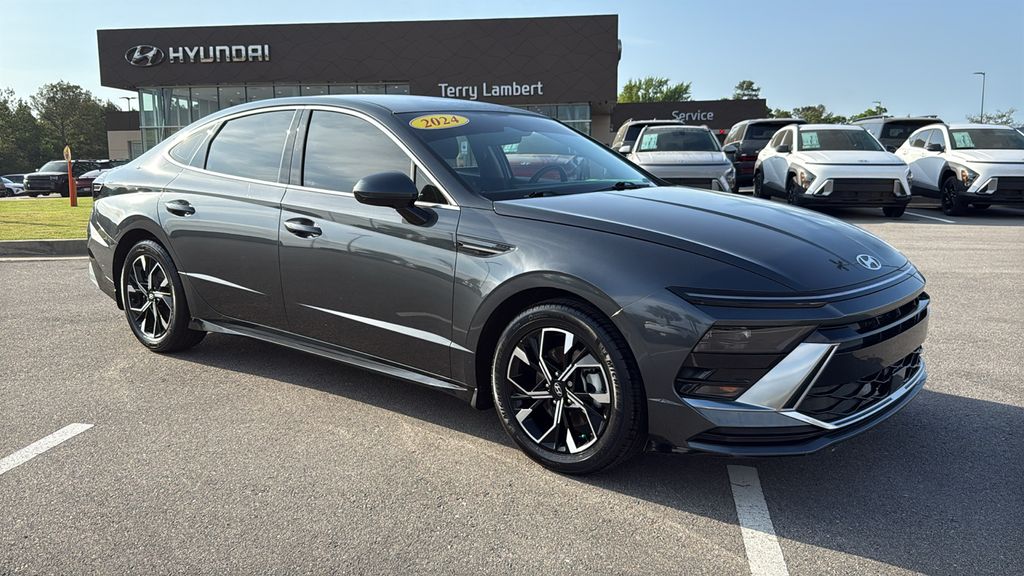 Portofino Gray 2024 Hyundai Sonata SEL FWD Sedan Front-Wheel Drive 8-Speed Automatic
