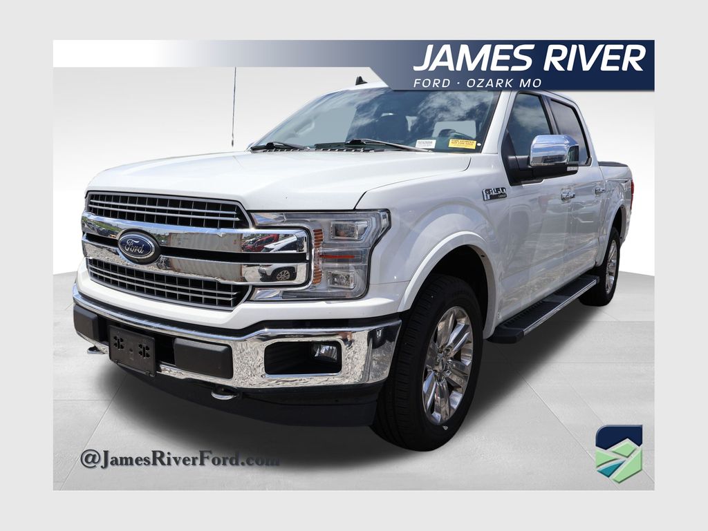 White 2020 Ford F-150 Pickup Truck Four-Wheel Drive Automatic