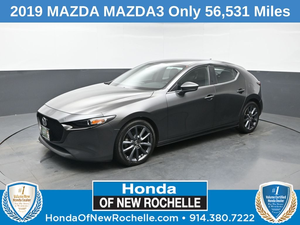 Machine Gray Metallic 2019 Mazda MAZDA3 Hatchback All-Wheel Drive 6-Speed Automatic
