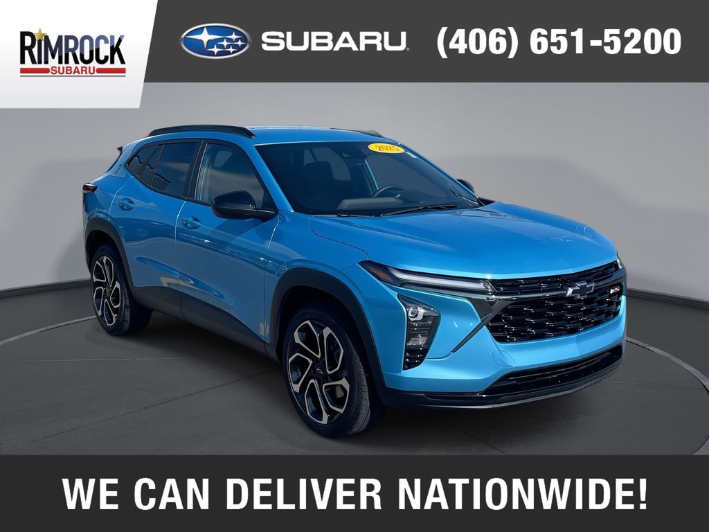Marina Blue Metallic 2025 Chevrolet Trax SUV / Crossover Front-Wheel Drive 6-Speed Automatic