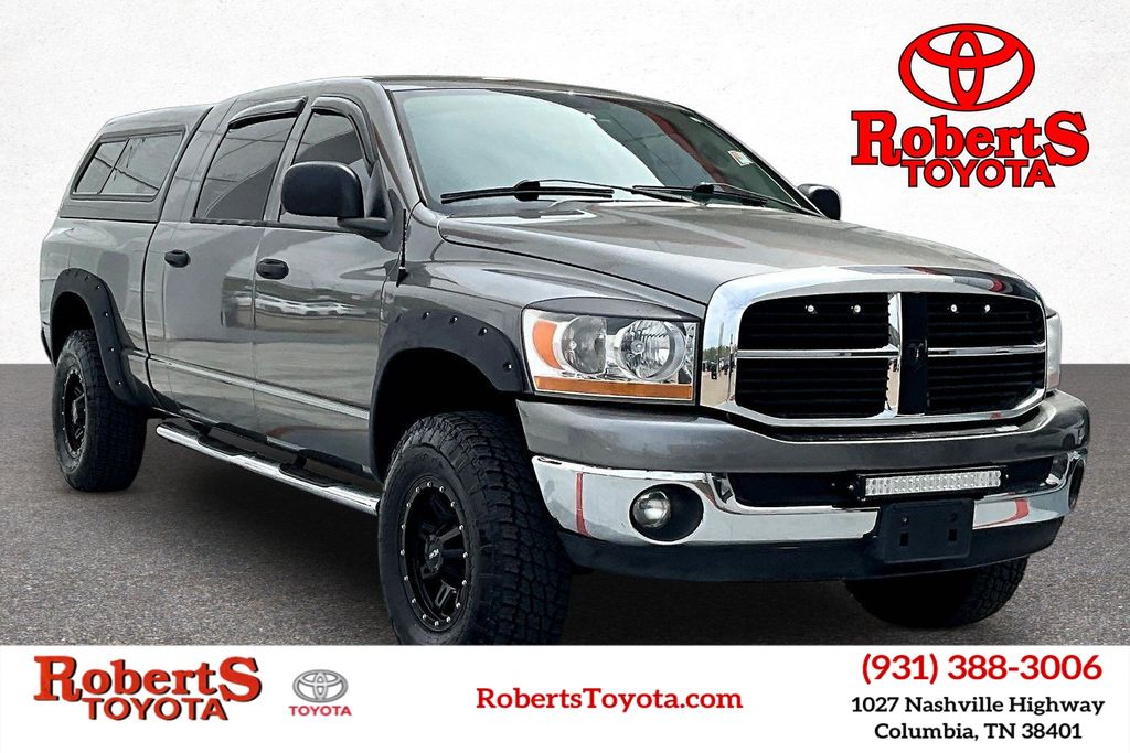 Mineral Gray Metallic Clearcoat 2006 Dodge RAM 1500 SLT Mega Cab 4WD Pickup Truck Four-Wheel Drive 5-Speed Automatic