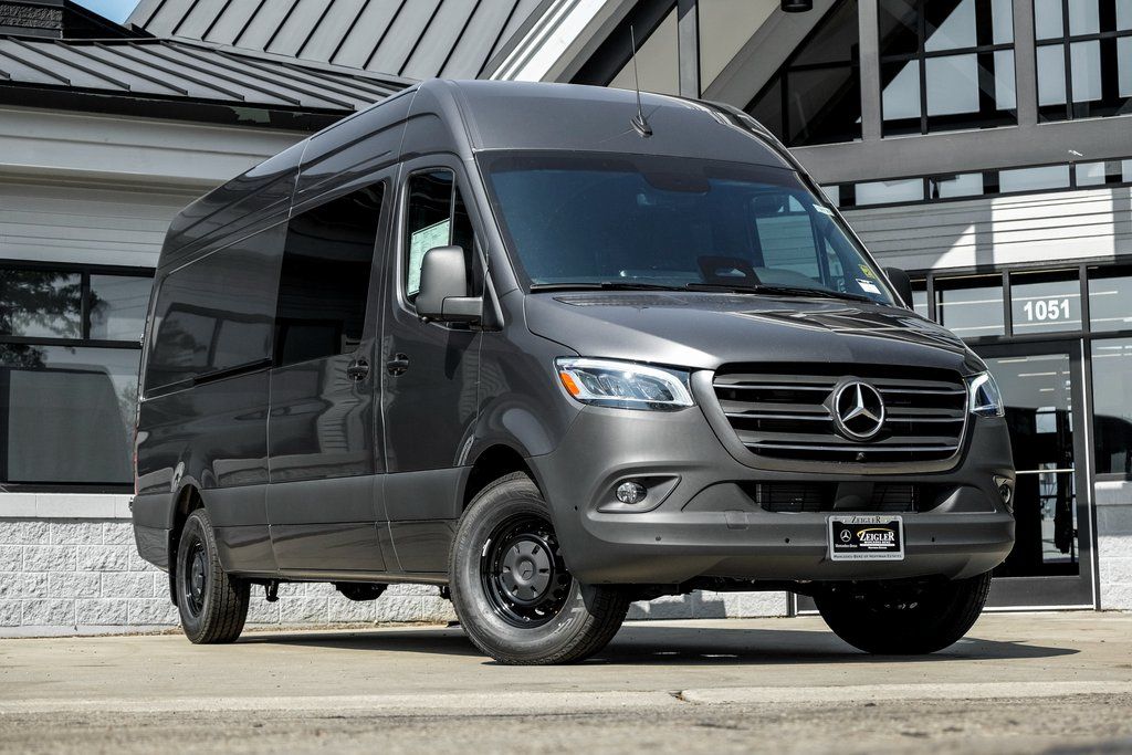 Selenite Gray Metallic 2025 Mercedes-Benz Sprinter Van 9-Speed Automatic