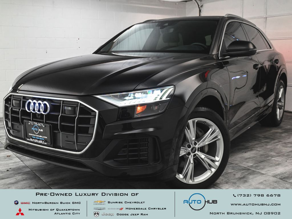 Mythos Black Metallic 2023 Audi Q8 quattro Premium 55 TFSI SUV / Crossover All-Wheel Drive 8-Speed Automatic