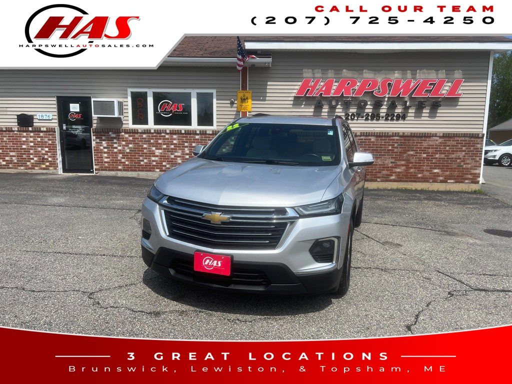 Silver Ice Metallic 2022 Chevrolet Traverse SUV / Crossover Four-Wheel Drive 9-Speed Automatic