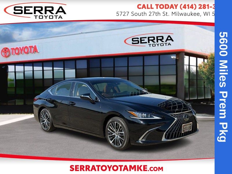 Black (Obsidian) 2025 Lexus ES Sedan Front-Wheel Drive 8-Speed Automatic