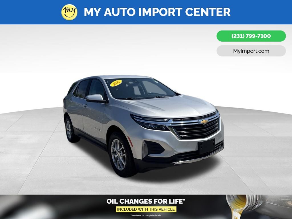 Silver Ice Metallic 2022 Chevrolet Equinox SUV / Crossover Four-Wheel Drive 6-Speed Automatic Overdrive
