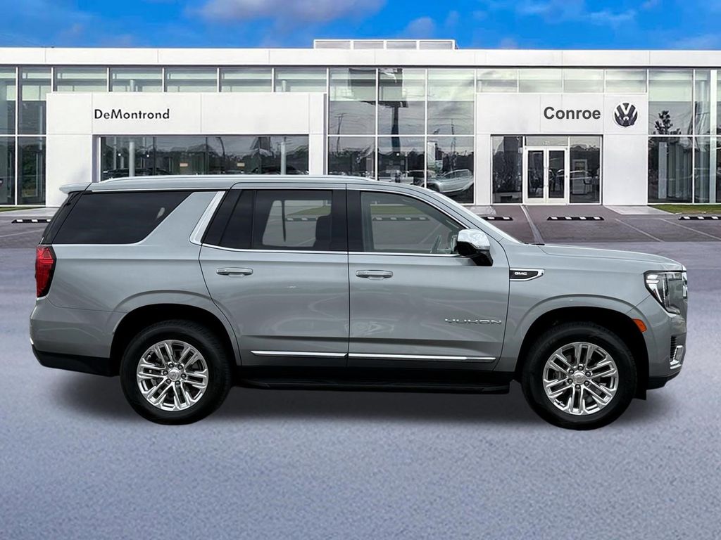 2024 GMC Yukon SLT Silver at DeMontrond Automotive Group