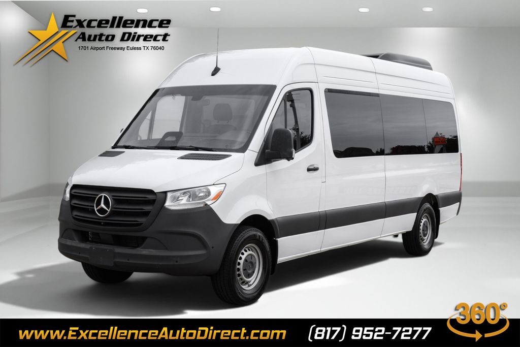 White 2025 Mercedes-Benz Sprinter Van Rear-Wheel Drive 9-Speed Automatic