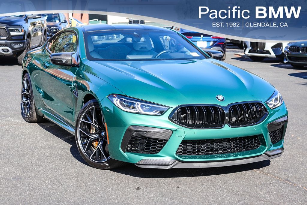 Green Metallic 2024 BMW M8 Coupe All-Wheel Drive 8-Speed Automatic
