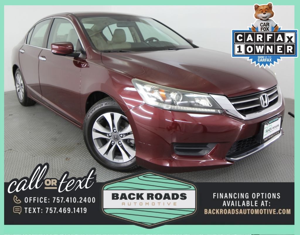 Basque Red Pearl 2014 Honda Accord LX Sedan Front-Wheel Drive Continuously Variable Transmission