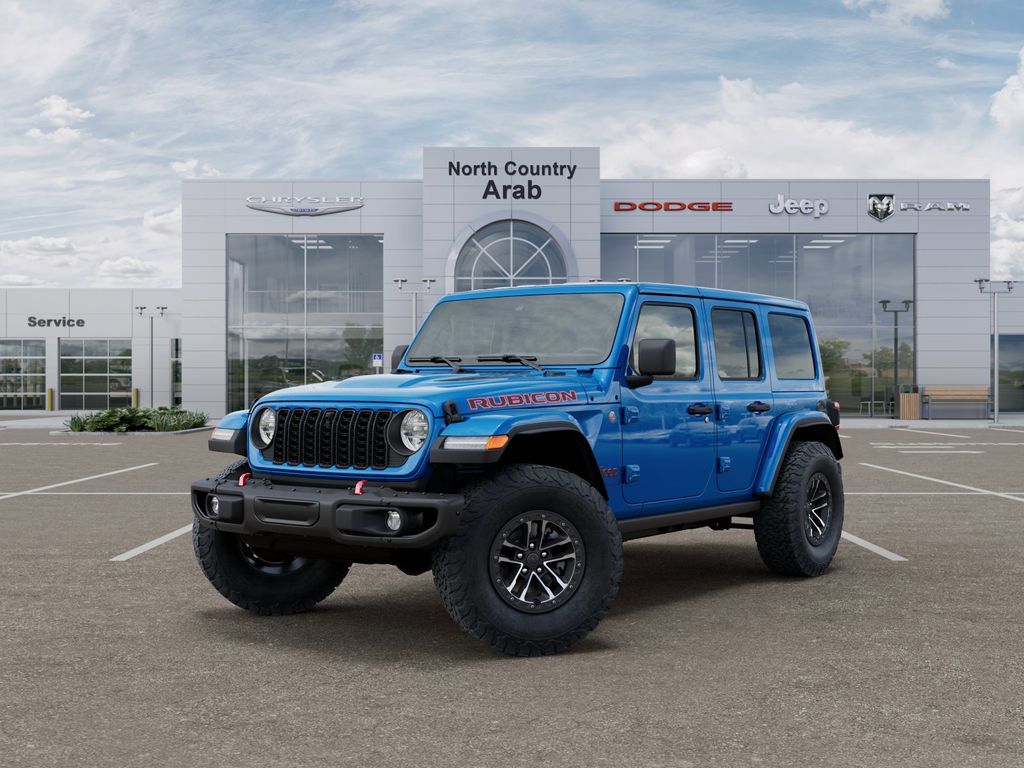 Hydro Blue Pearl Coat 2026 Jeep Wrangler Rubicon X 4-Door 4WD SUV / Crossover Four-Wheel Drive 8-Speed Automatic